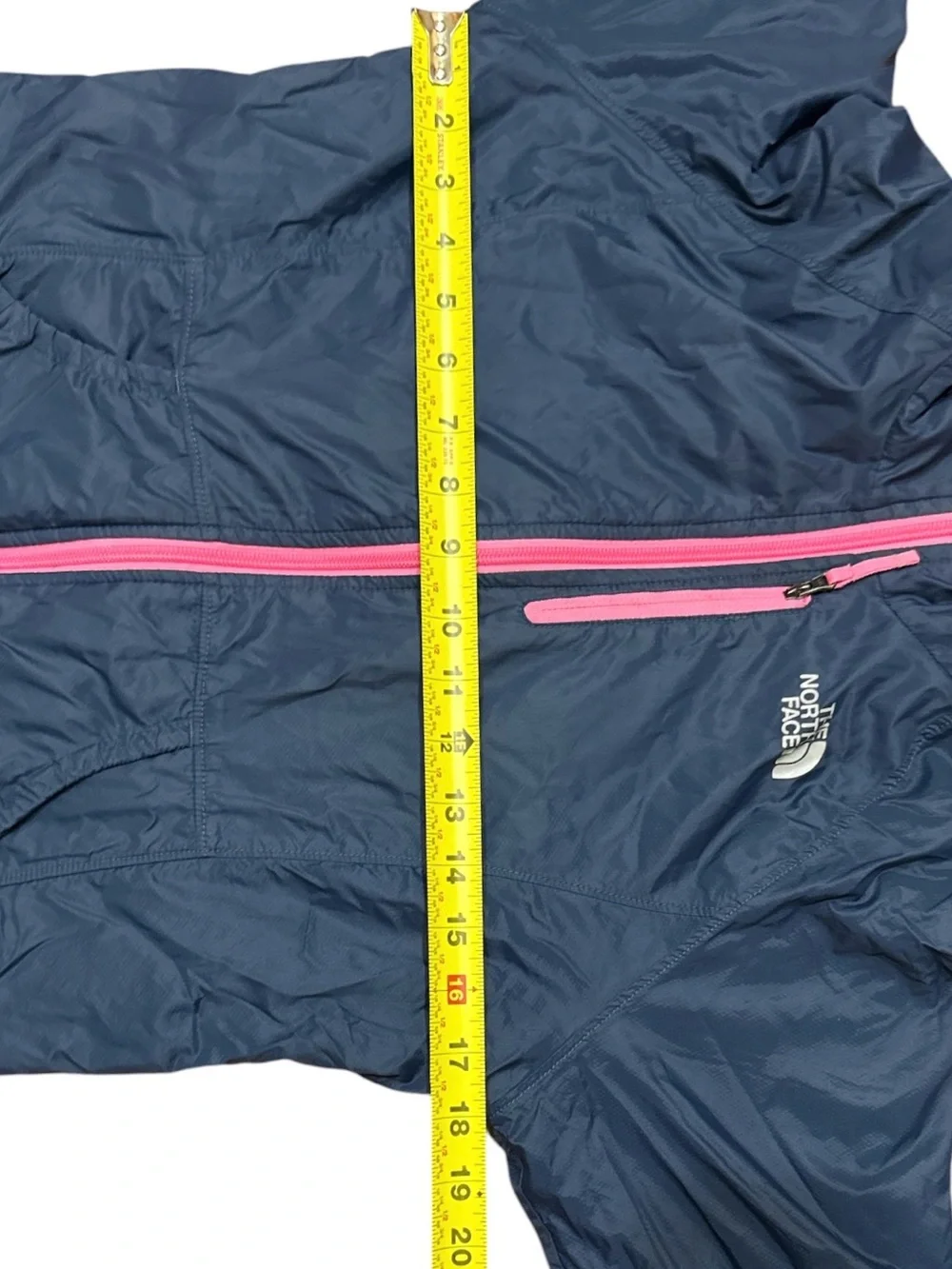 The North Face Girls' Reversible Breezeway Jacket Size Large 14/16 Blue Pink